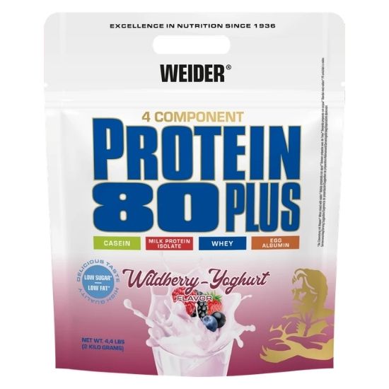Protein 80 Plus, Wildberry-Yoghurt, 2000g, Weider | Vitax.ro