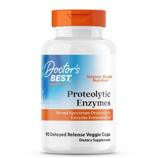 Proteolytic Enzymes, 90 vcaps, Doctor's Best - Vitax.ro