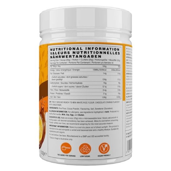 Cream of Rice, Chocolate Orange, 1000g, Naughty Boy - Vitax.ro