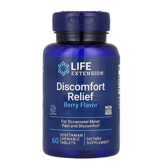 PEA Discomfort Relief, 60 chewable tablets, Life Extension - Vitax.ro