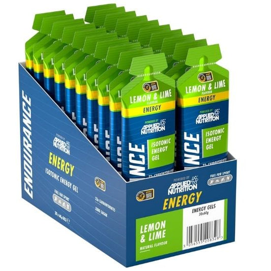 Endurance Energy Isotonic Energy Gel, Lemon & Lime, 20 x 60g, Applied Nutrition - Vitax.ro