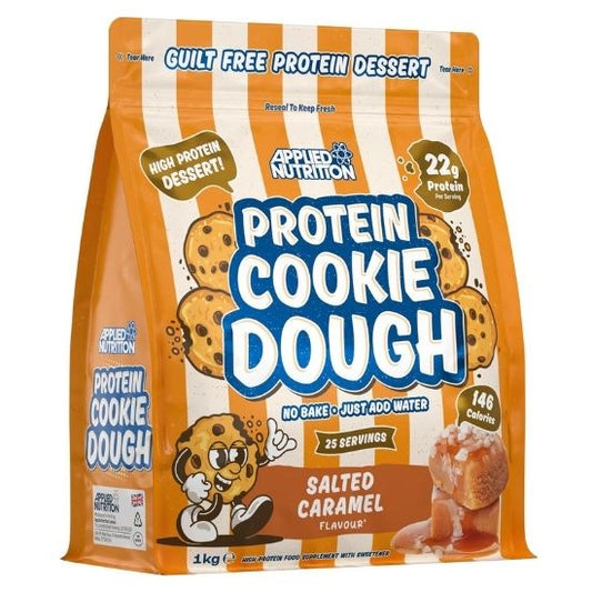 Protein Cookie Dough Dessert, Salted Caramel, 1000g, Applied Nutrition