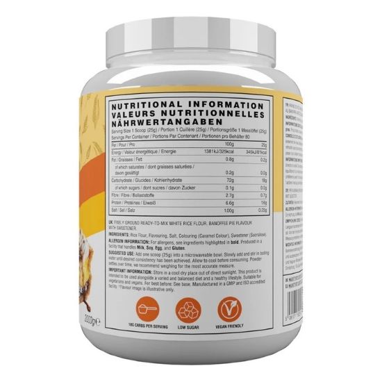 Cream of Rice, Banoffee Pie, 2000g, Naughty Boy - Vitax.ro