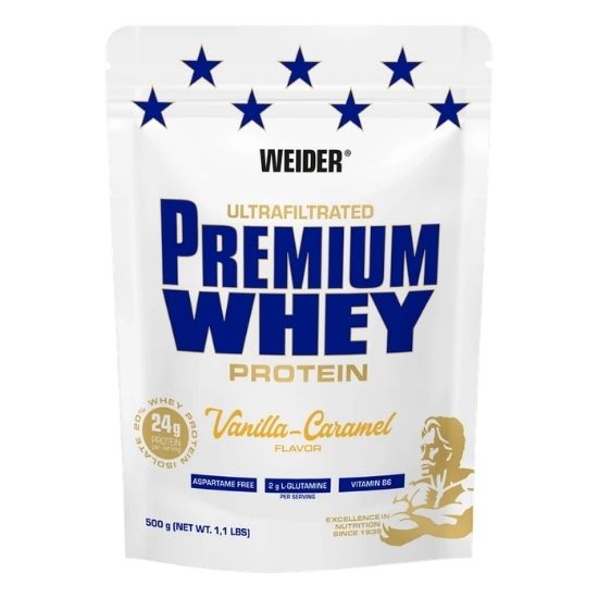 Premium Whey, Vanilla-Caramel, 500g, Weider