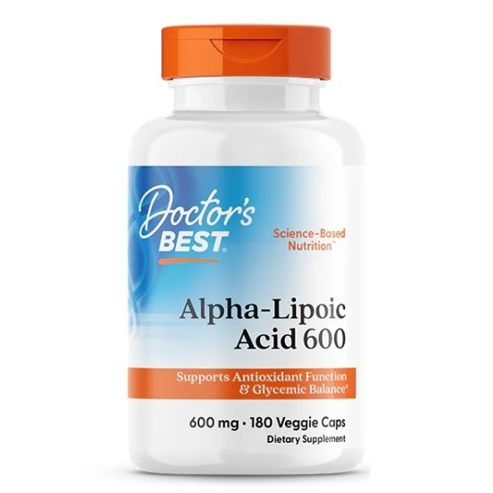 Alpha Lipoic Acid 600mg, 180 vcaps, Doctor's Best - Vitax.ro