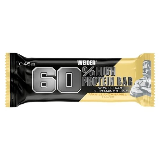 60% Protein Bar, Vanilla-Caramel, 45 g, Weider