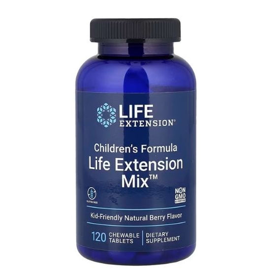 Children's Formula Life Extension Mix, Natural Berry, 120 chewable tabs, Life Extension - Vitax.ro