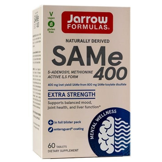 SAMe 400, 60 tabs, Jarrow Formulas - Vitax.ro