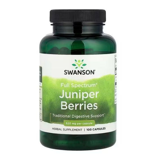 Full Spectrum Juniper Berries, 520mg, 100 caps, Swanson - Vitax.ro