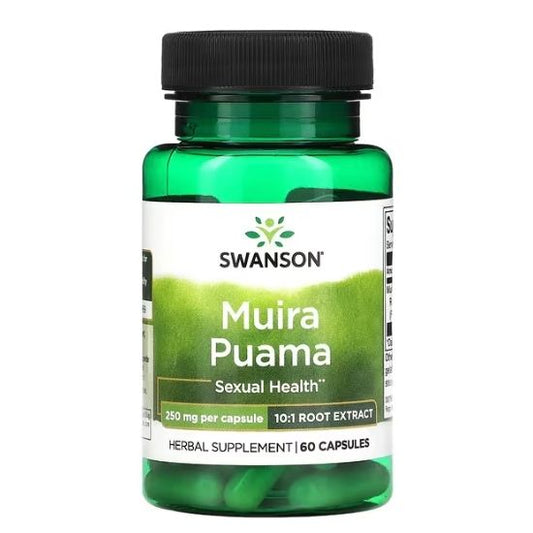 Muira Puama, 250mg (10:1), 60 caps, Swanson - Vitax.ro