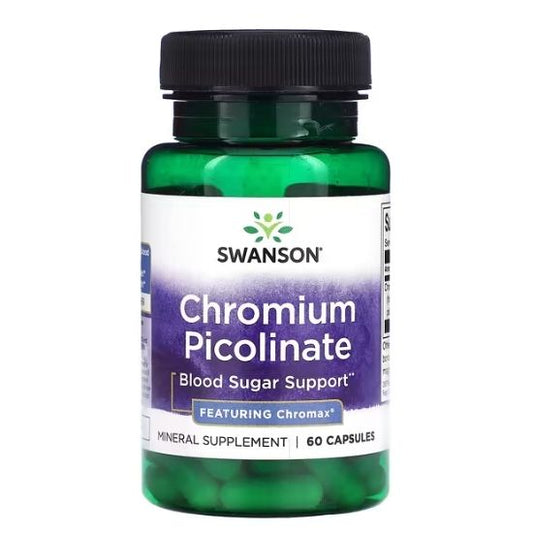Chromium Picolinate Featuring Chromax, 200mcg, 60 caps, Swanson - Vitax.ro