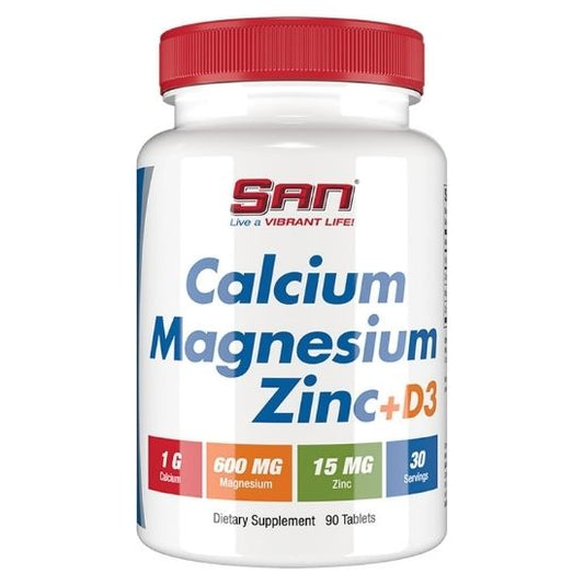 Calcium Magnesium Zinc + D3, 90 tablets, SAN - Vitax.ro