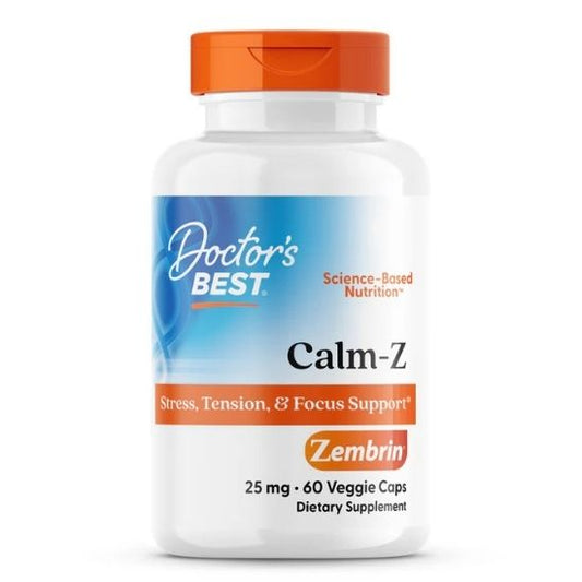 Calm-Z with Zembrin, 25mg, 60 vcaps, Doctor's Best - Vitax.ro