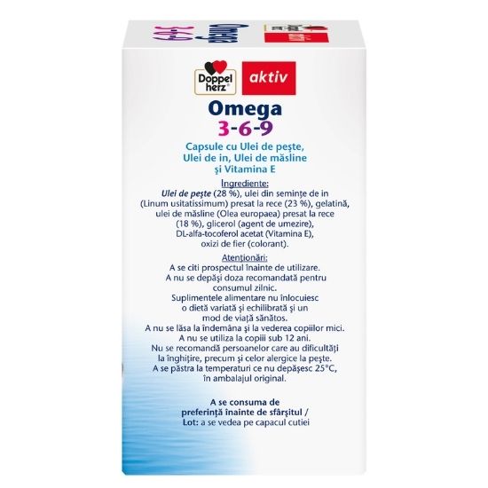 Omega 3-6-9 Aktiv, 60 capsule, Doppelherz - Vitax.ro