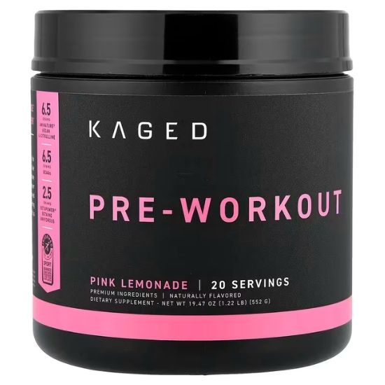 Pre-Workout, Pink Lemonade, 560g, Kaged Muscle - Vitax.ro