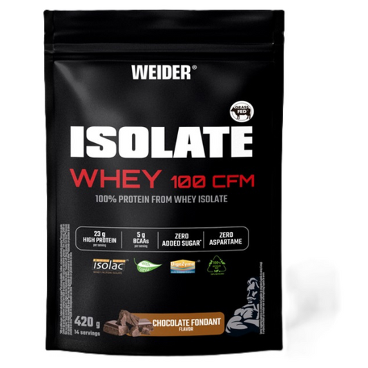 Isolate Whey 100 CFM, Chocolate Fondant, 420g, Weider - Vitax.ro