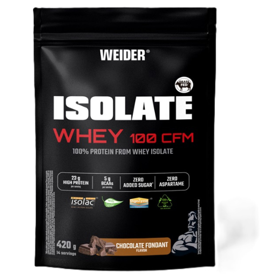 Isolate Whey 100 CFM, Chocolate Fondant, 420g, Weider - Vitax.ro