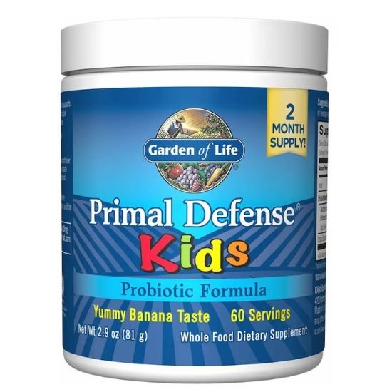 Primal Defense Kids, Banana, 81g, Garden of Life - Vitax.ro