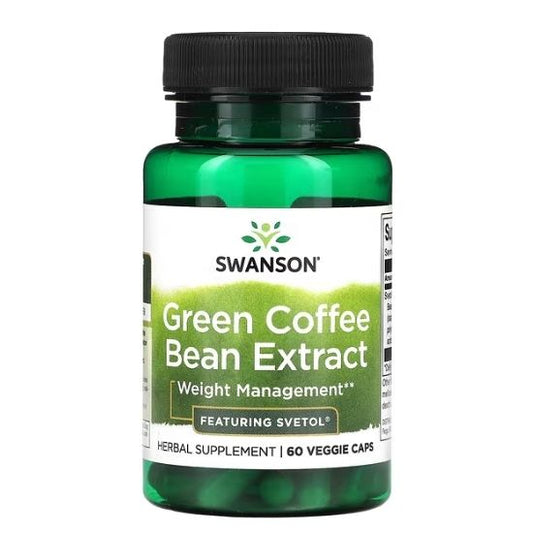 Green Coffee Bean Extract, 60 vcaps, Swanson - Vitax.ro