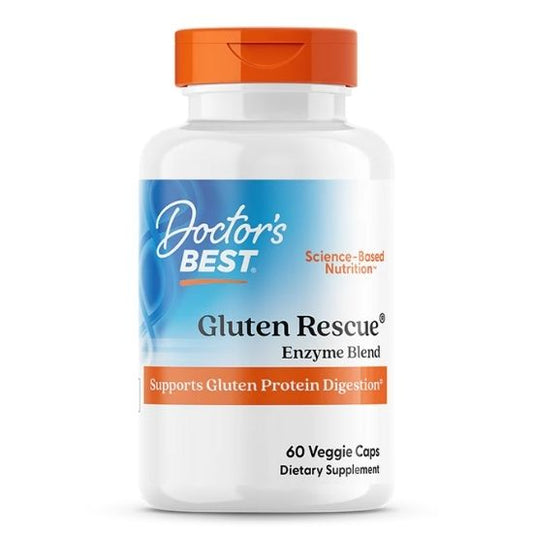 Gluten Rescue with Glutalytic, 60 vcaps, Doctor's Best - Vitax.ro