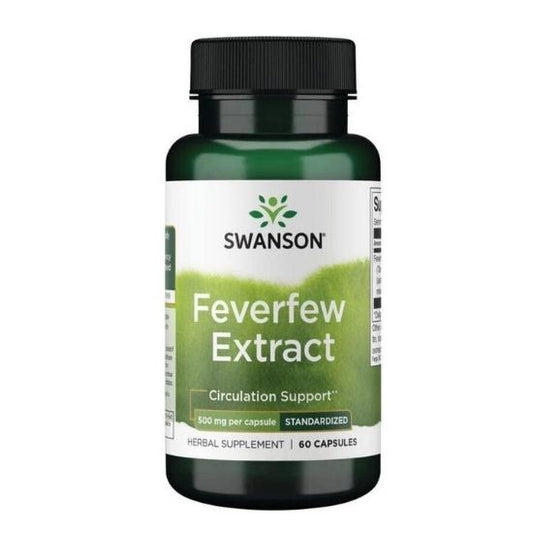 Feverfew Extract, 500mg, 60 caps, Swanson - Vitax.ro