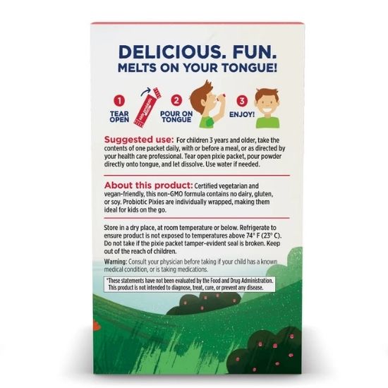 Kids Probiotic Pixies, 3 Billion CFU, Mixed Berry Taste, 30 Packets, Nordic Naturals - Vitax.ro