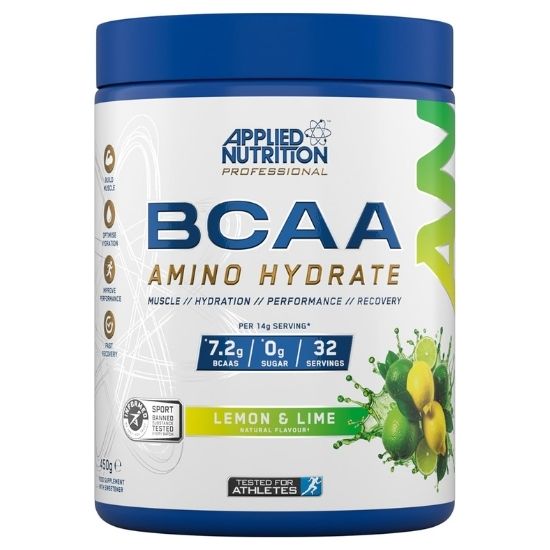 BCAA Amino-Hydrate, Lemon & Lime, 450g, Applied Nutrition - Vitax.ro