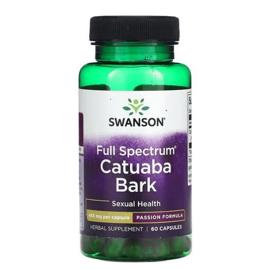 Catuaba Bark, 465mg, 60 caps, Swanson - Vitax.ro