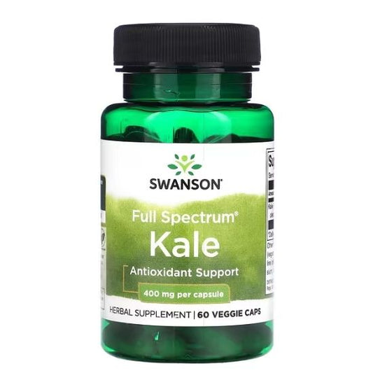 Full Spectrum Kale, 400mg, 60 vcaps, Swanson - Vitax.ro