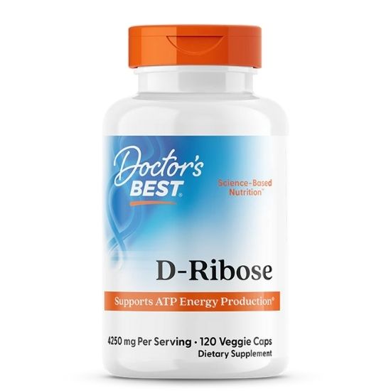 D-Ribose, 850mg, 120 vcaps, Doctor's Best - Vitax.ro