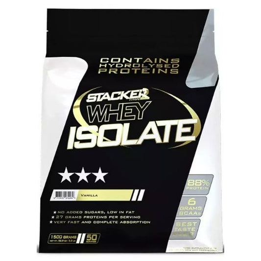 Whey Isolate, Vanilla, 1500g, Stacker2 Europe - Vitax.ro