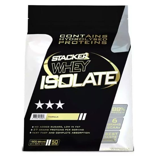Whey Isolate, Vanilla, 1500g, Stacker2 Europe - Vitax.ro