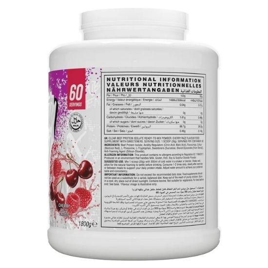 Beef Zero, Cherry Razz, 1800g, Naughty Boy - Vitax.ro