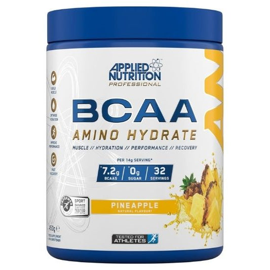 BCAA Amino-Hydrate, Pineapple, 450g, Applied Nutrition - Vitax.ro