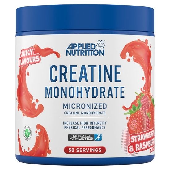 Creatine Monohydrate, Strawberry & Raspberry, 250g, Applied Nutrition - Vitax.ro