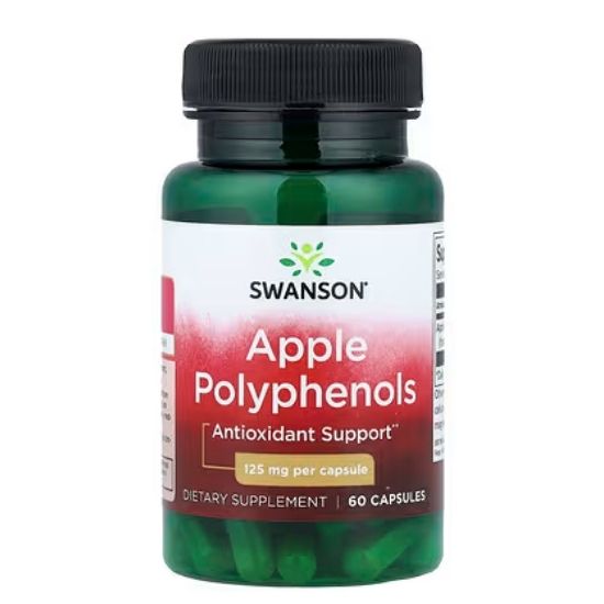 Apple Polyphenols, 125mg, 60 caps, Swanson - Vitax.ro