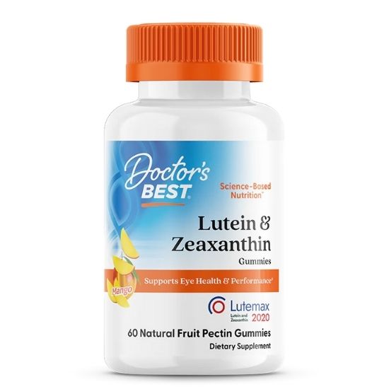 Lutein & Zeaxanthin, Mango Madness, 60 gummies, Doctor's Best - Vitax.ro