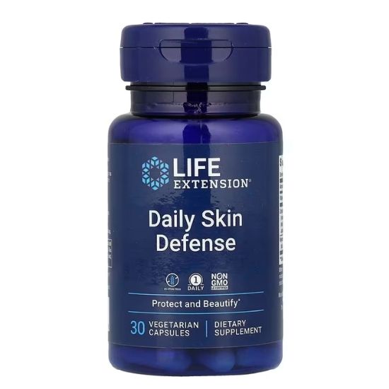 Daily Skin Defense, 30 vcaps, Life Extension - Vitax.ro