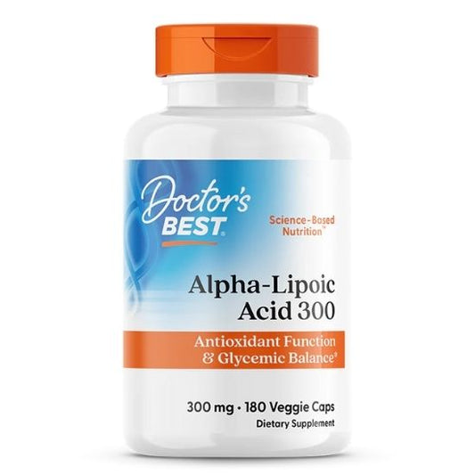 Alpha Lipoic Acid, 300mg, 180 vcaps, Doctor's Best - Vitax.ro