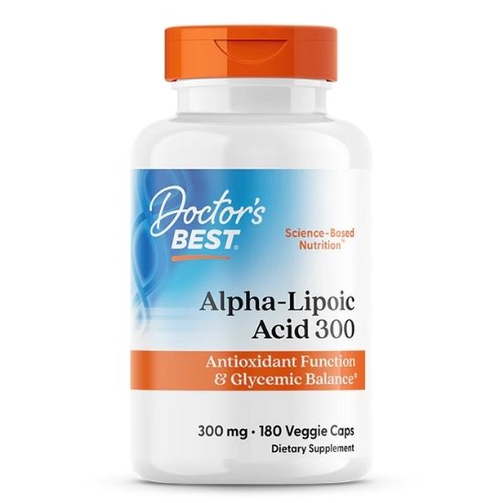 Alpha Lipoic Acid, 300mg, 180 vcaps, Doctor's Best - Vitax.ro