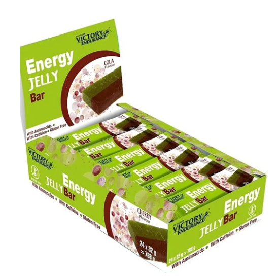 Joe Weider Victory Endurance Energy Jelly Bar, Cola, 24x32g, Weider - Vitax.ro