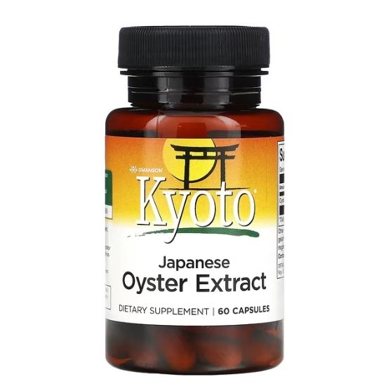 Oyster Extract, 100% Natural Japanese, 60 caps, Swanson - Vitax.ro