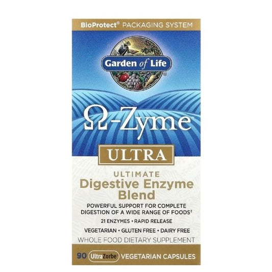 Omega Zyme Ultra, 90 vcaps, Garden of Life - Vitax.ro