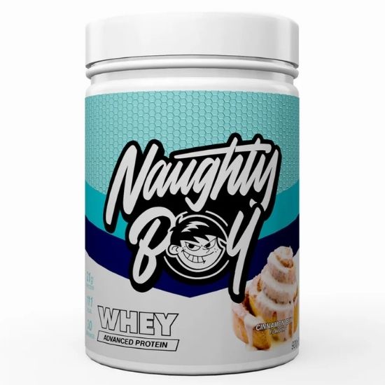 Advanced Whey, Cinnamon Bun, 900g, Naughty Boy - Vitax.ro