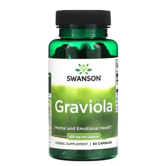 Graviola, 530mg, 60 caps, Swanson - Vitax.ro