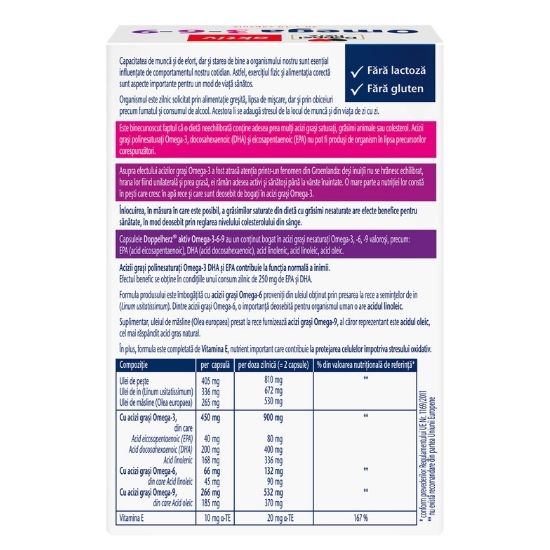Omega 3-6-9 Aktiv XXL, 40 capsule, Doppelherz - Vitax.ro