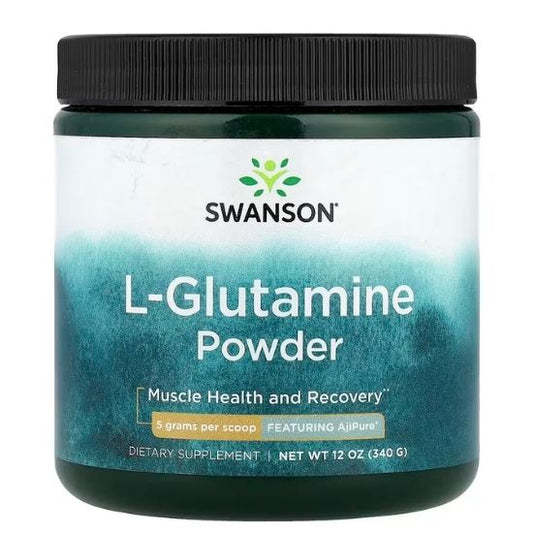 AjiPure L-Glutamine Powder, 340g, Swanson - Vitax.ro