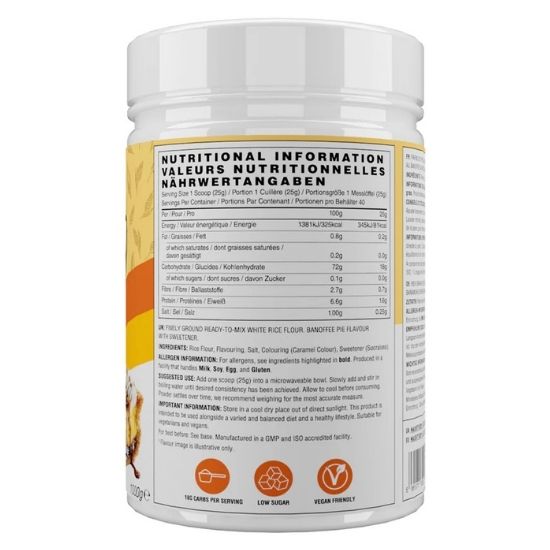 Cream of Rice, Banoffee Pie, 1000g, Naughty Boy - Vitax.ro