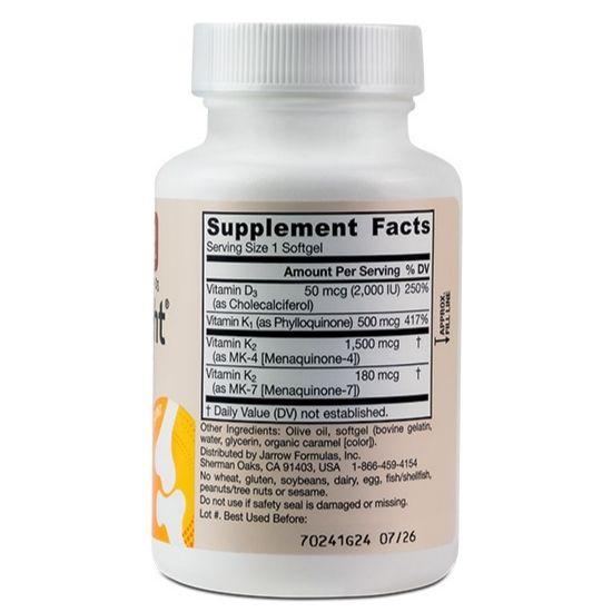 K-Right, 60 softgels, Jarrow Formulas - Vitax.ro