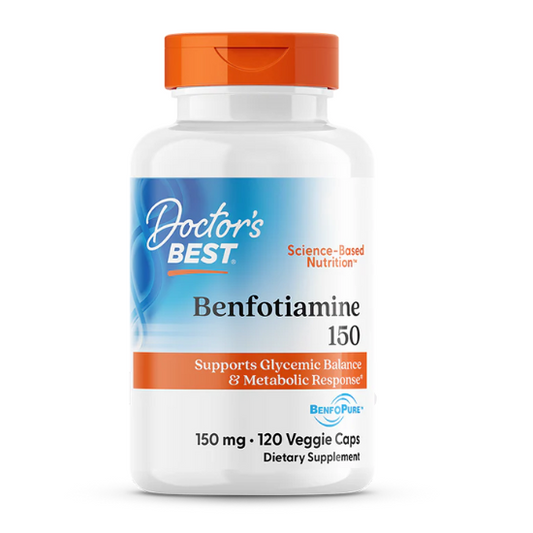 Benfotiamine with BenfoPure, 150mg, 120 vcaps, Doctor's Best - Vitax.ro